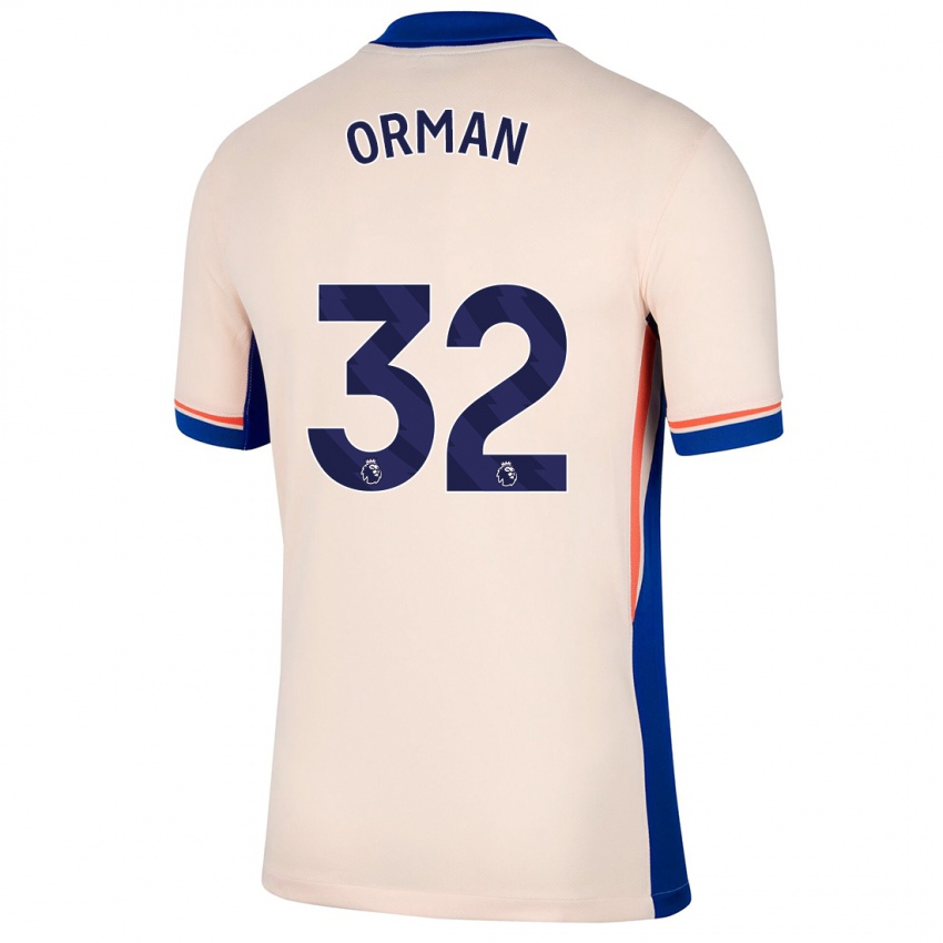 Niño Camiseta Emily Orman #32 Beige Claro 2ª Equipación 2024/25 La Camisa Perú