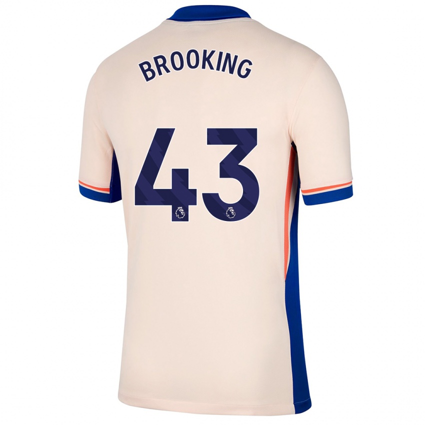 Niño Camiseta Josh Brooking #43 Beige Claro 2ª Equipación 2024/25 La Camisa Perú