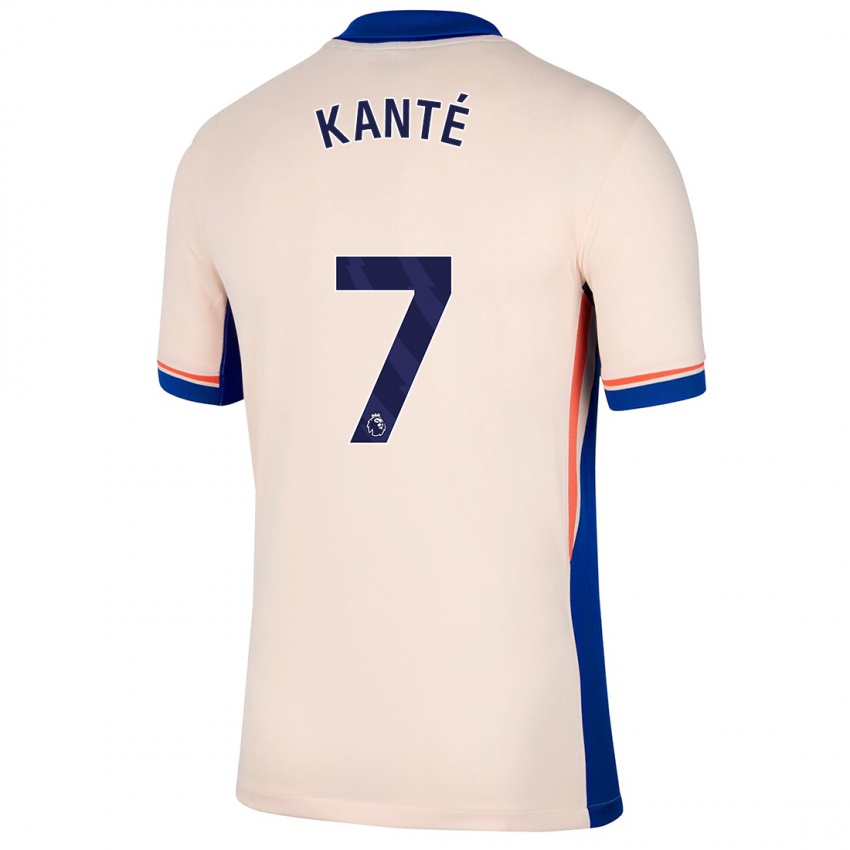 Niño Camiseta N'golo Kante #7 Beige Claro 2ª Equipación 2024/25 La Camisa Perú