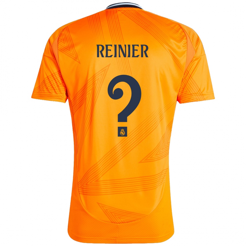 Niño Camiseta Reinier #0 Naranja 2ª Equipación 2024/25 La Camisa Perú