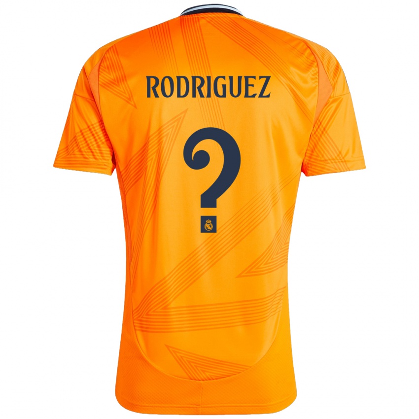 Niño Camiseta Alvaro Rodriguez #0 Naranja 2ª Equipación 2024/25 La Camisa Perú