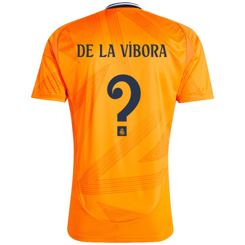 Niño Camiseta David De La Víbora #0 Naranja 2ª Equipación 2024/25 La Camisa Perú