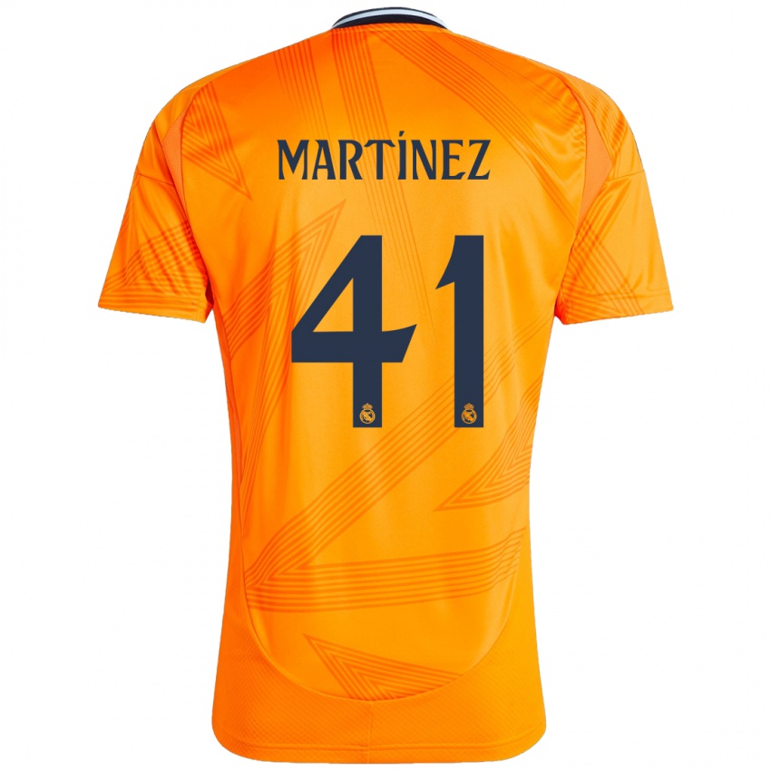 Niño Camiseta Joan Martínez #41 Naranja 2ª Equipación 2024/25 La Camisa Perú