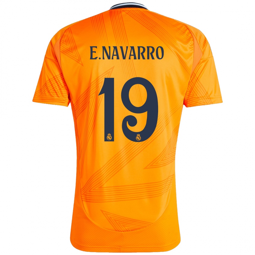 Niño Camiseta Eva Navarro #19 Naranja 2ª Equipación 2024/25 La Camisa Perú