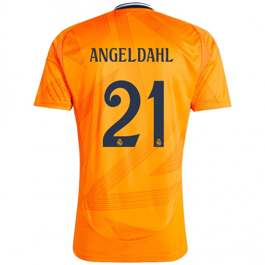 Niño Camiseta Filippa Angeldahl #21 Naranja 2ª Equipación 2024/25 La Camisa Perú