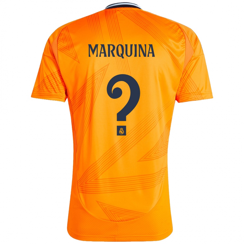 Niño Camiseta Guillermo Marquina #0 Naranja 2ª Equipación 2024/25 La Camisa Perú