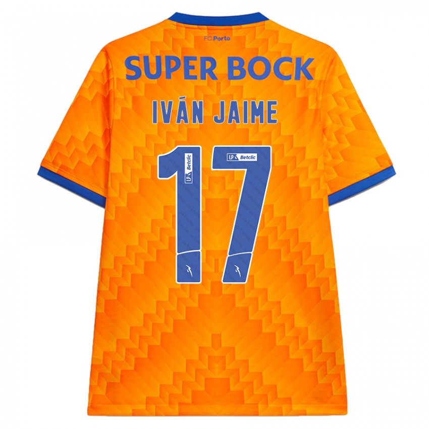 Niño Camiseta Iván Jaime #17 Naranja 2ª Equipación 2024/25 La Camisa Perú