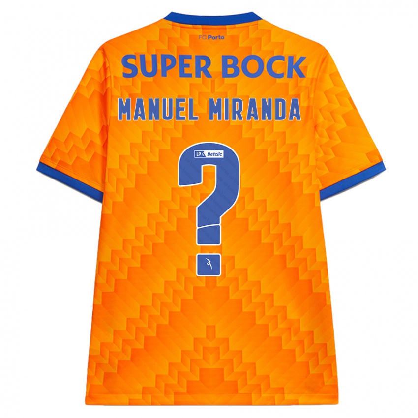 Niño Camiseta Manuel Miranda #0 Naranja 2ª Equipación 2024/25 La Camisa Perú