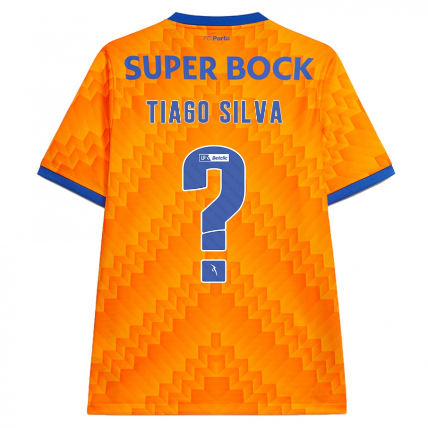 Niño Camiseta Tiago Silva #0 Naranja 2ª Equipación 2024/25 La Camisa Perú