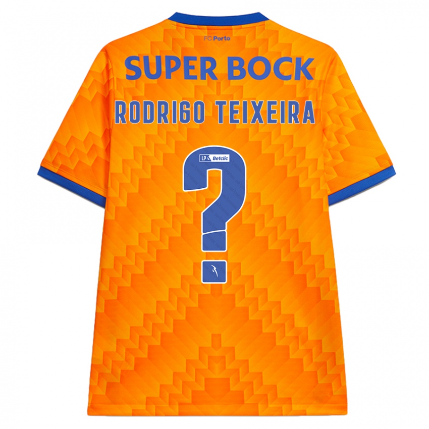 Niño Camiseta Rodrigo Teixeira #0 Naranja 2ª Equipación 2024/25 La Camisa Perú