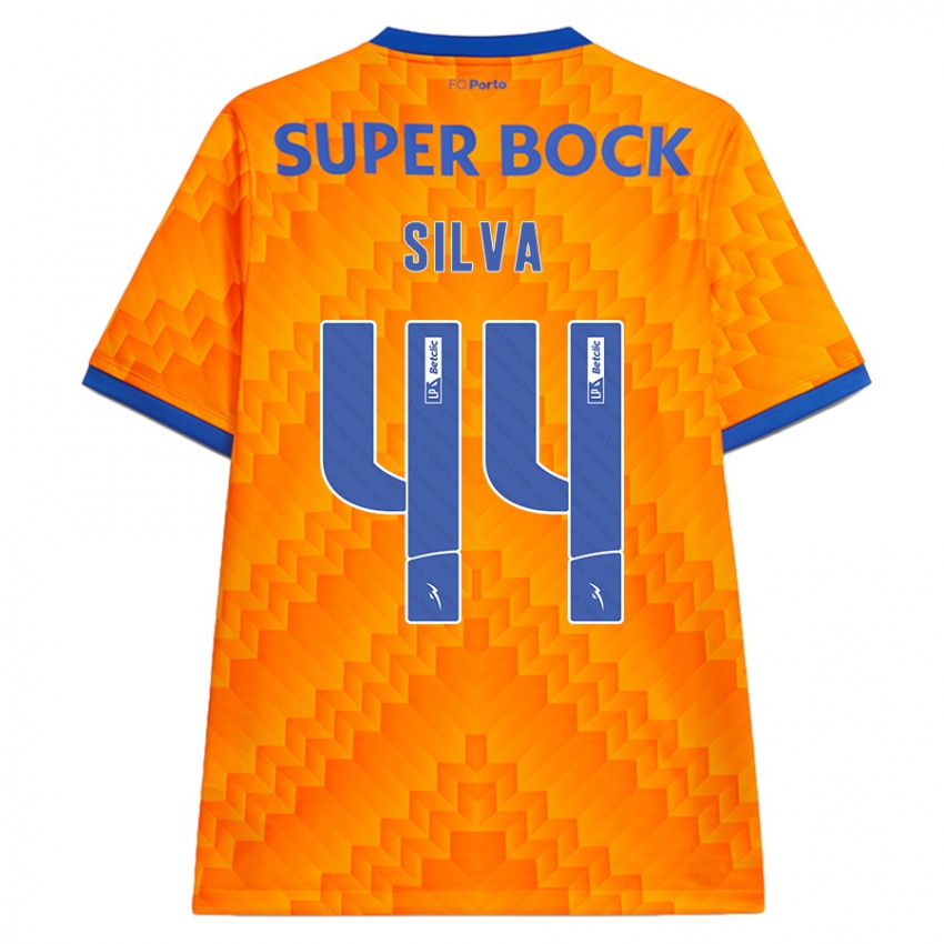 Niño Camiseta Felipe Silva #44 Naranja 2ª Equipación 2024/25 La Camisa Perú