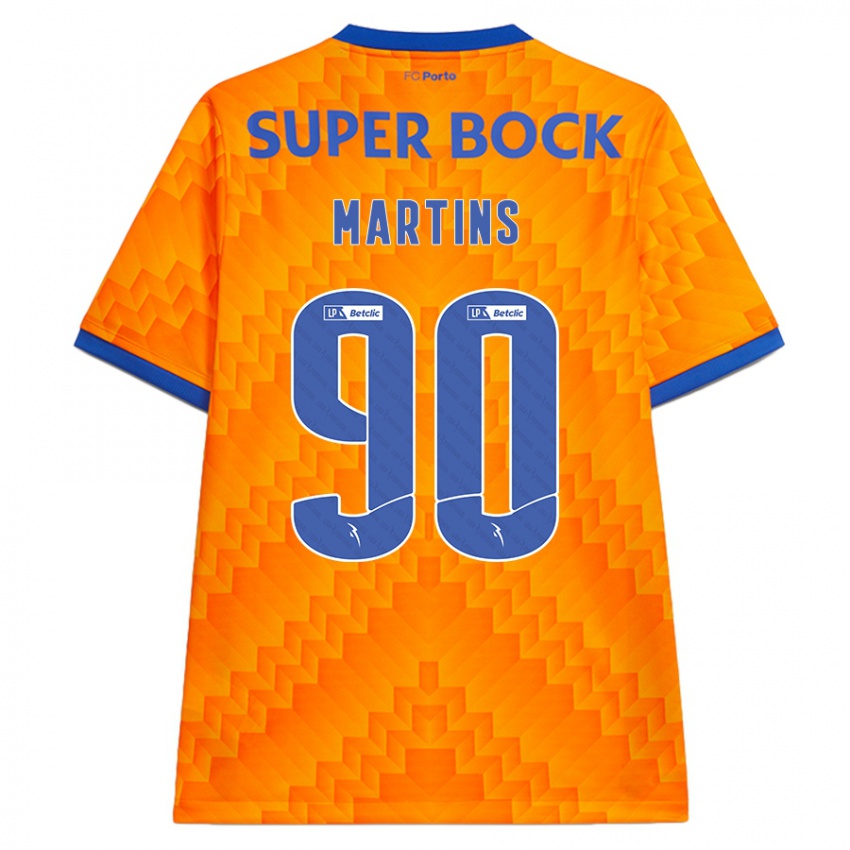 Niño Camiseta Gil Martins #90 Naranja 2ª Equipación 2024/25 La Camisa Perú