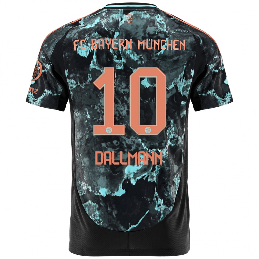 Niño Camiseta Linda Dallmann #10 Negro 2ª Equipación 2024/25 La Camisa Perú