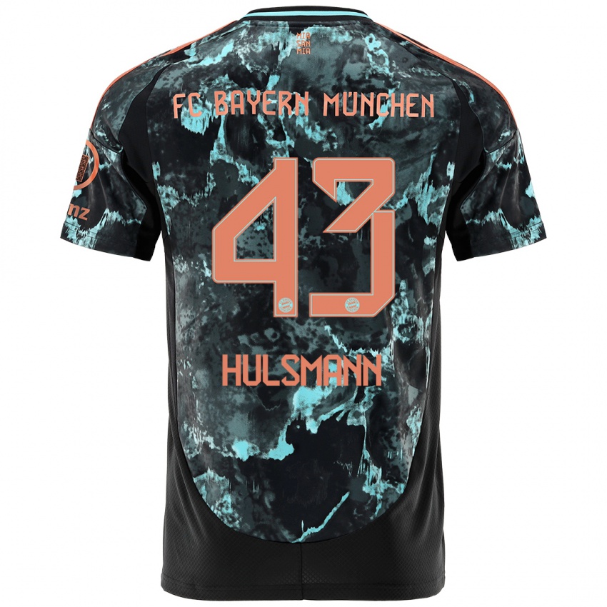 Niño Camiseta Tom Hulsmann #43 Negro 2ª Equipación 2024/25 La Camisa Perú