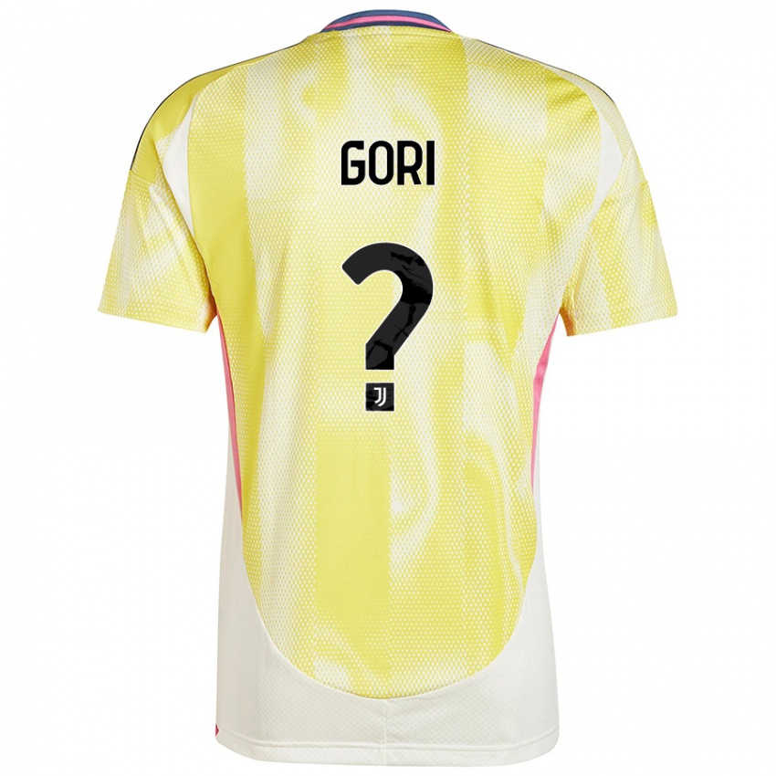 Niño Camiseta Stefano Gori #0 Amarillo Solar 2ª Equipación 2024/25 La Camisa Perú