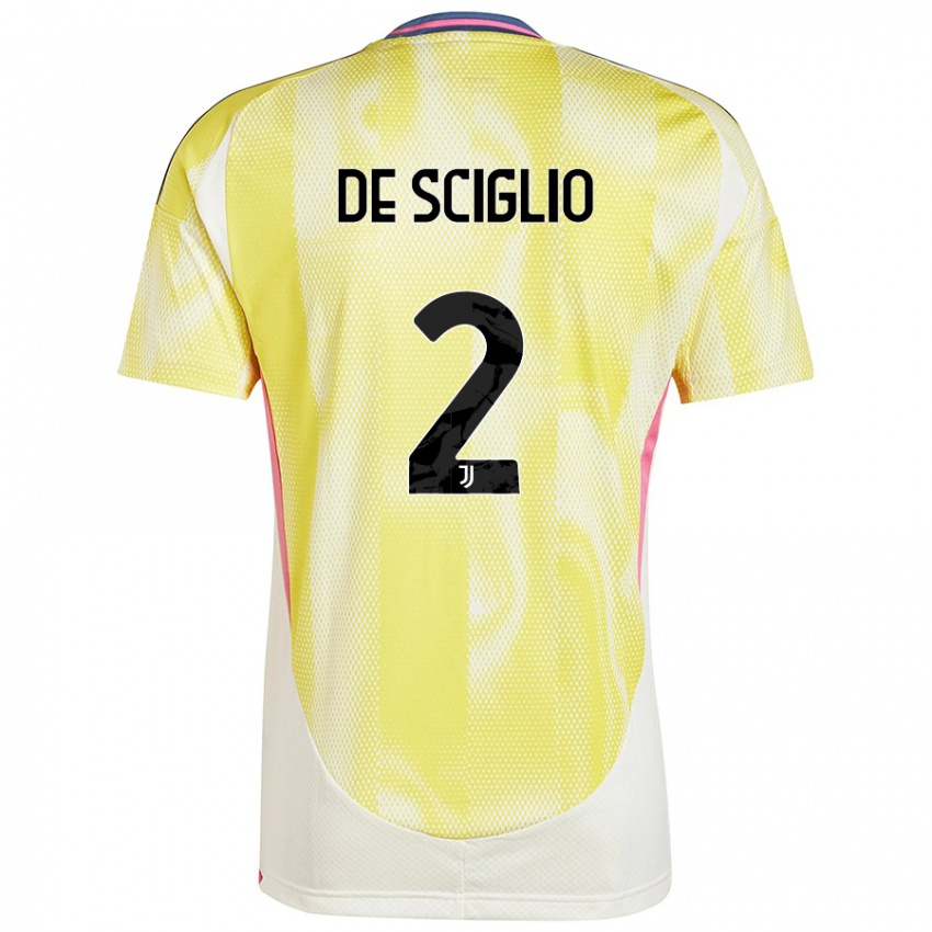 Niño Camiseta Mattia De Sciglio #2 Amarillo Solar 2ª Equipación 2024/25 La Camisa Perú