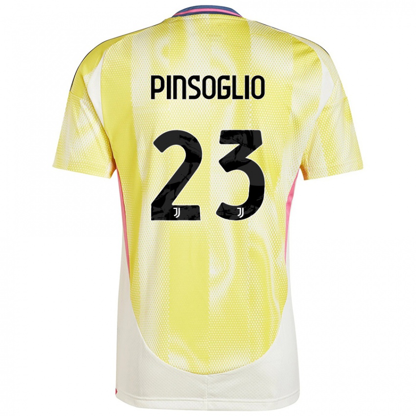 Niño Camiseta Carlo Pinsoglio #23 Amarillo Solar 2ª Equipación 2024/25 La Camisa Perú