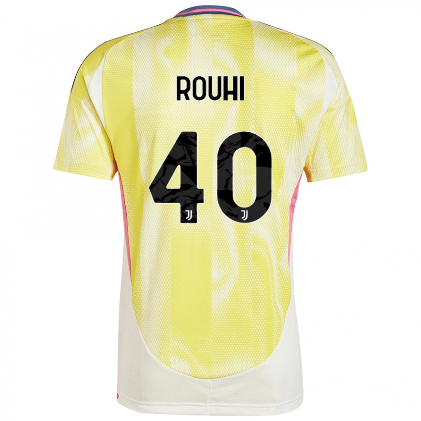 Niño Camiseta Jonas Rouhi #40 Amarillo Solar 2ª Equipación 2024/25 La Camisa Perú