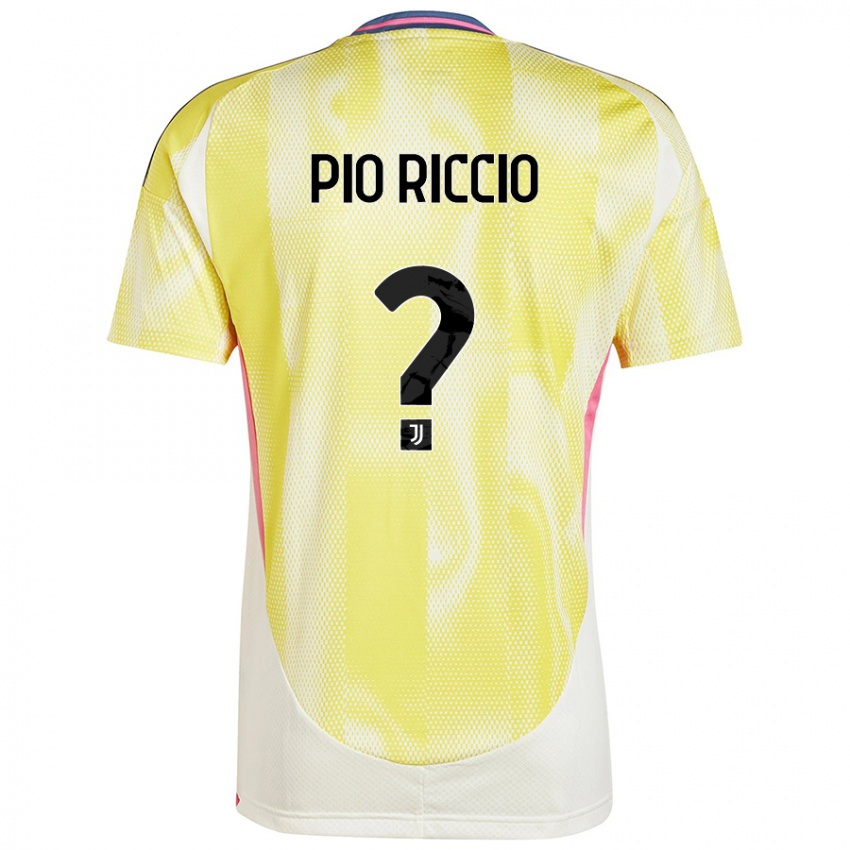 Niño Camiseta Alessandro Pio Riccio #0 Amarillo Solar 2ª Equipación 2024/25 La Camisa Perú