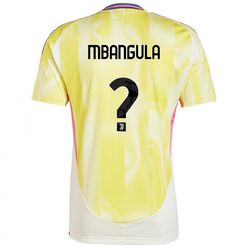 Niño Camiseta Samuel Mbangula #0 Amarillo Solar 2ª Equipación 2024/25 La Camisa Perú