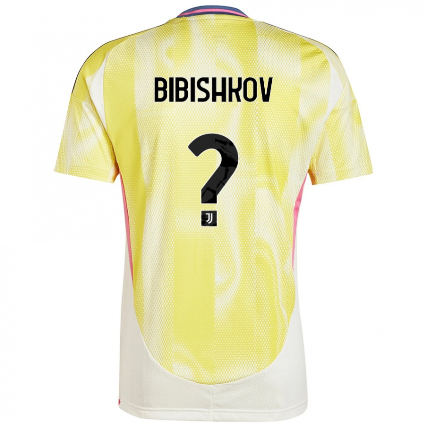 Niño Camiseta Marsel Bibishkov #0 Amarillo Solar 2ª Equipación 2024/25 La Camisa Perú