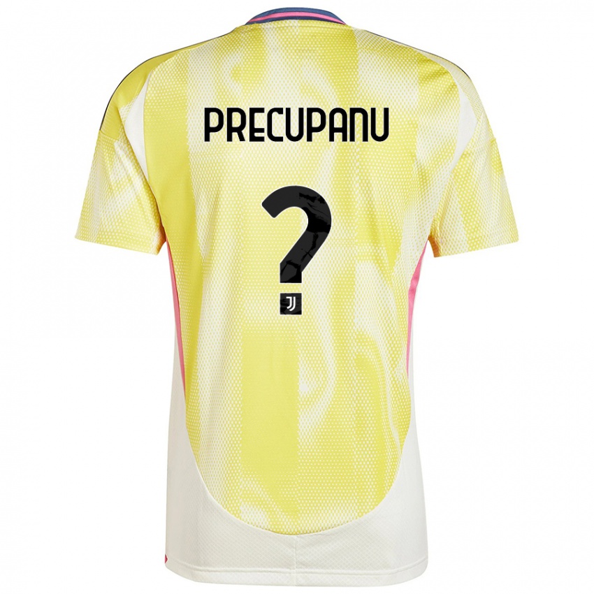 Niño Camiseta Stefano Precupanu #0 Amarillo Solar 2ª Equipación 2024/25 La Camisa Perú