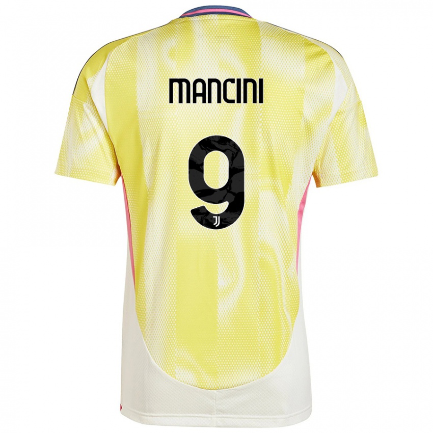 Niño Camiseta Tommaso Mancini #9 Amarillo Solar 2ª Equipación 2024/25 La Camisa Perú