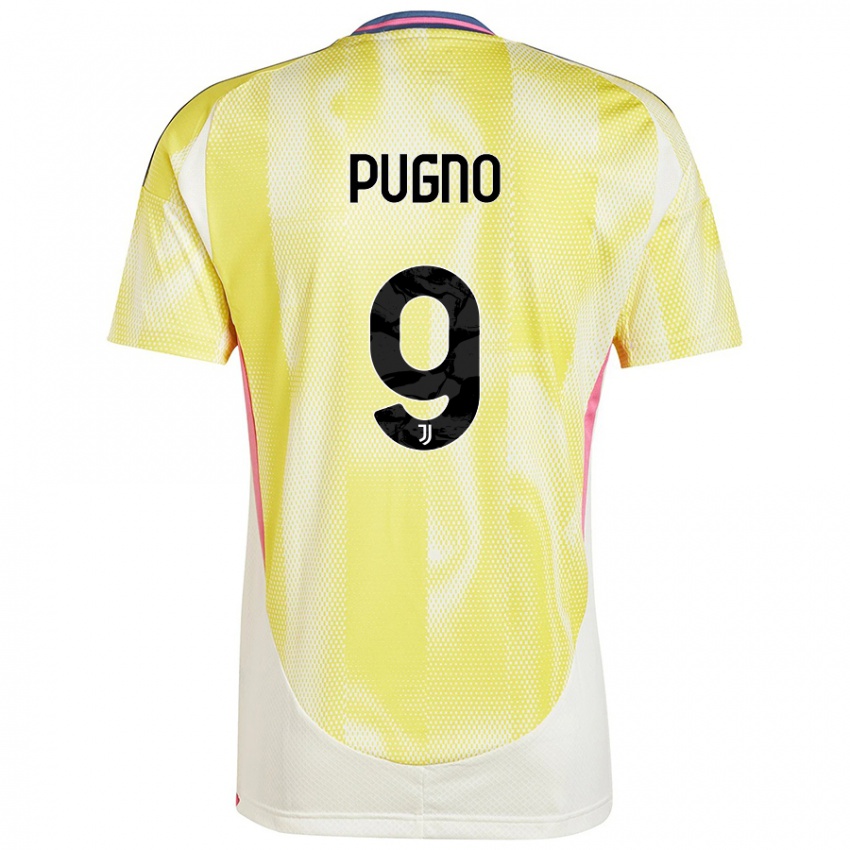 Niño Camiseta Diego Pugno #9 Amarillo Solar 2ª Equipación 2024/25 La Camisa Perú