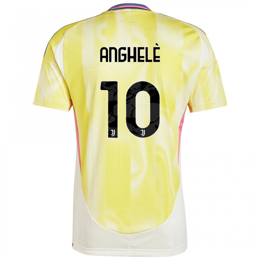 Niño Camiseta Lorenzo Anghelè #10 Amarillo Solar 2ª Equipación 2024/25 La Camisa Perú