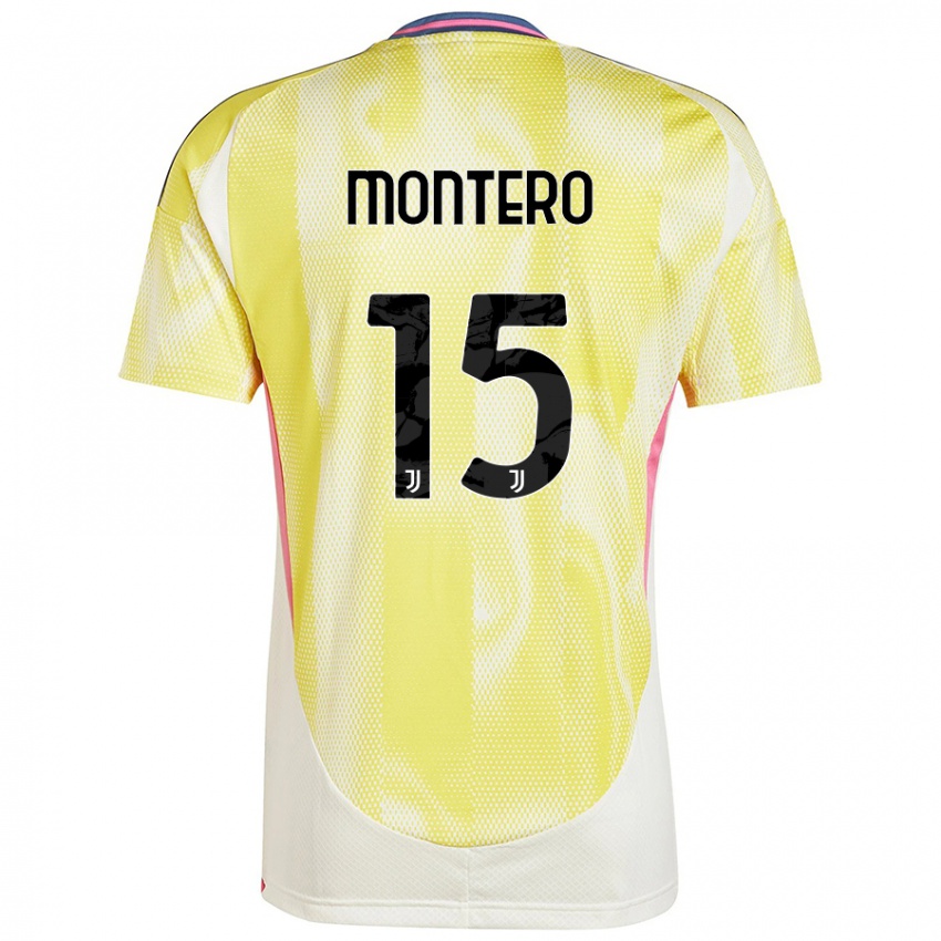 Niño Camiseta Alfonso Montero #15 Amarillo Solar 2ª Equipación 2024/25 La Camisa Perú