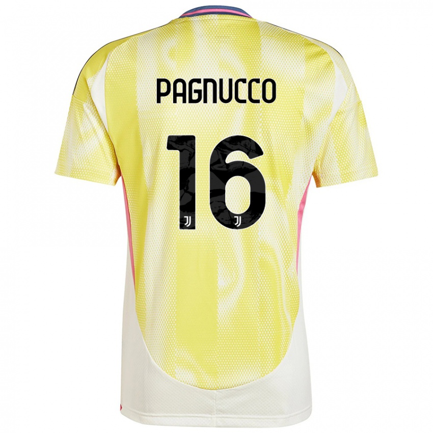 Niño Camiseta Filippo Pagnucco #16 Amarillo Solar 2ª Equipación 2024/25 La Camisa Perú