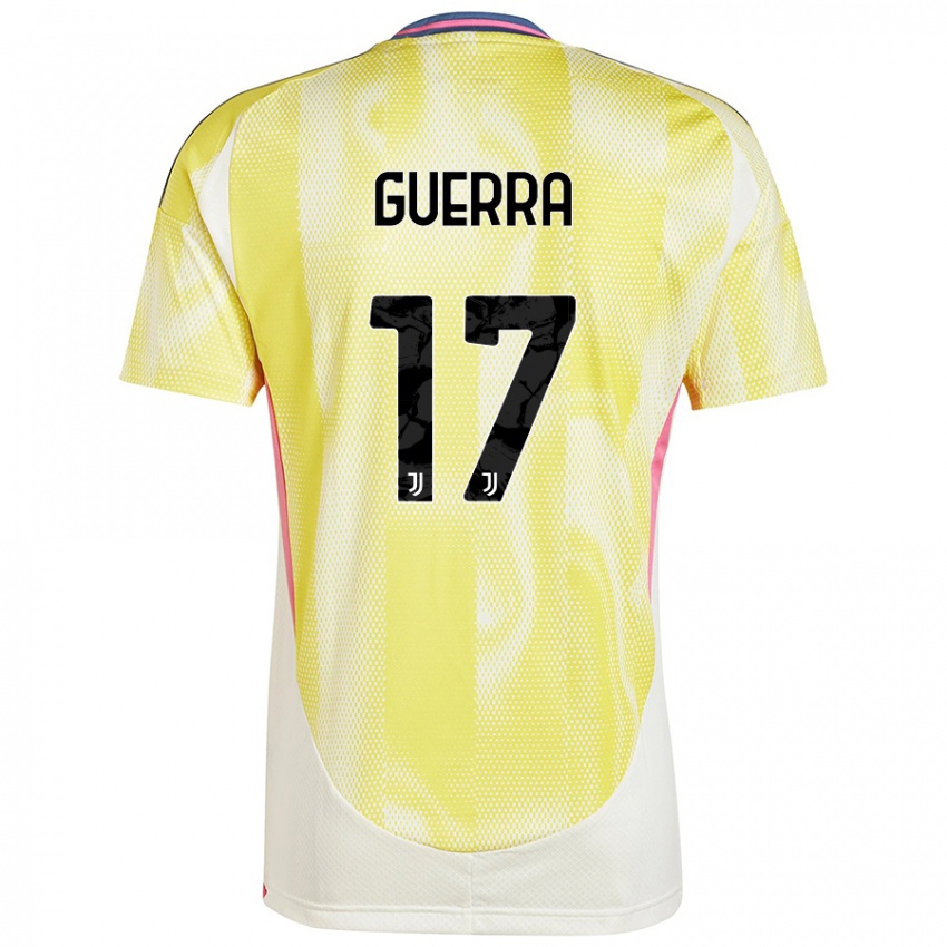 Niño Camiseta Simone Guerra #17 Amarillo Solar 2ª Equipación 2024/25 La Camisa Perú