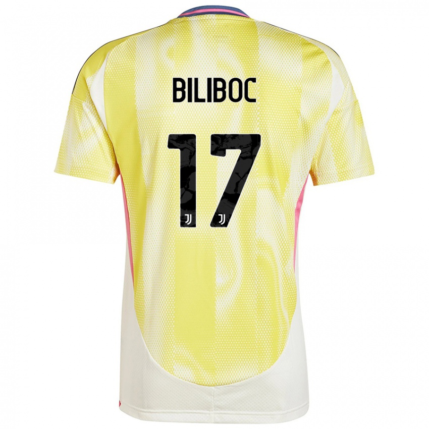 Niño Camiseta Lorenzo Biliboc #17 Amarillo Solar 2ª Equipación 2024/25 La Camisa Perú