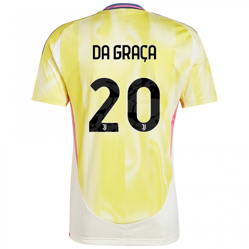 Niño Camiseta Cosimo Da Graça #20 Amarillo Solar 2ª Equipación 2024/25 La Camisa Perú