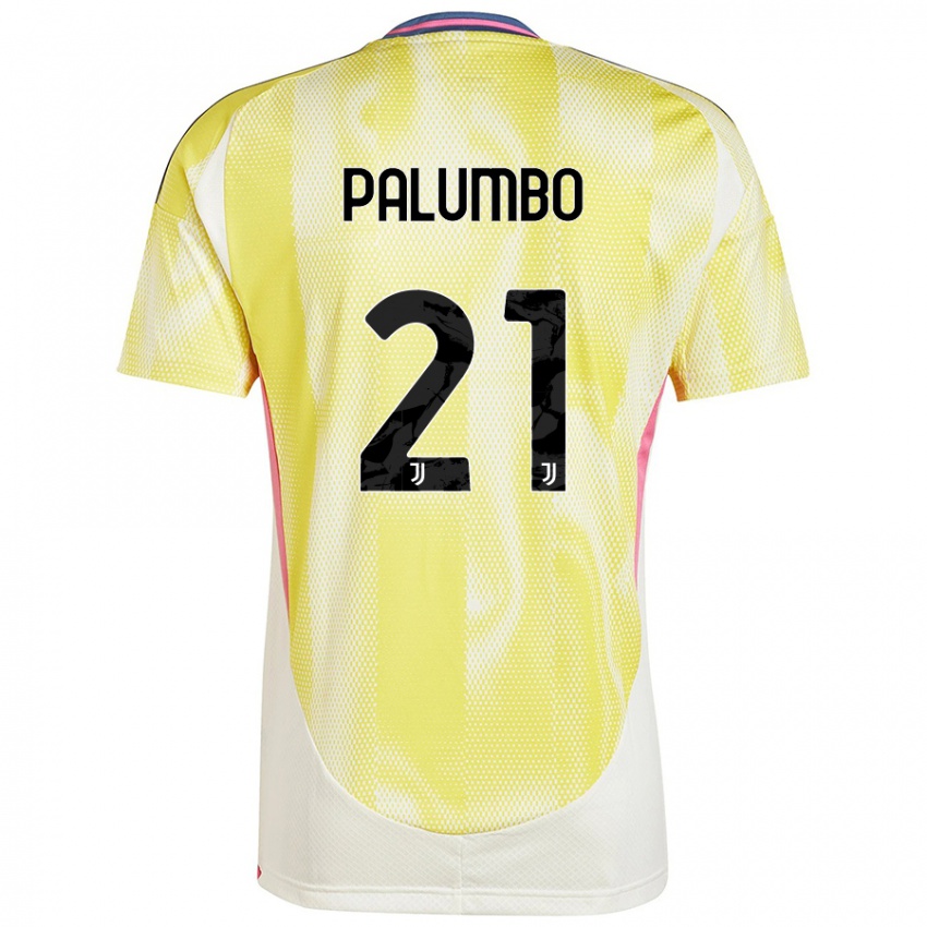 Niño Camiseta Martin Palumbo #21 Amarillo Solar 2ª Equipación 2024/25 La Camisa Perú