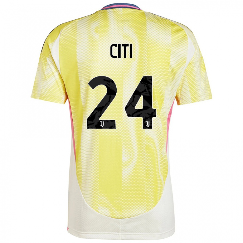 Niño Camiseta Alessandro Citi #24 Amarillo Solar 2ª Equipación 2024/25 La Camisa Perú