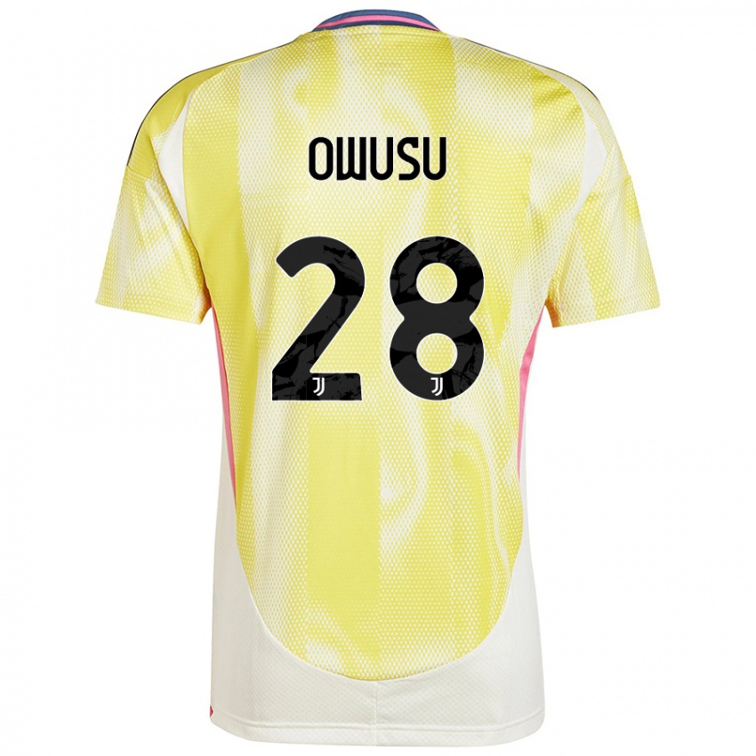 Niño Camiseta Augusto Owusu #28 Amarillo Solar 2ª Equipación 2024/25 La Camisa Perú