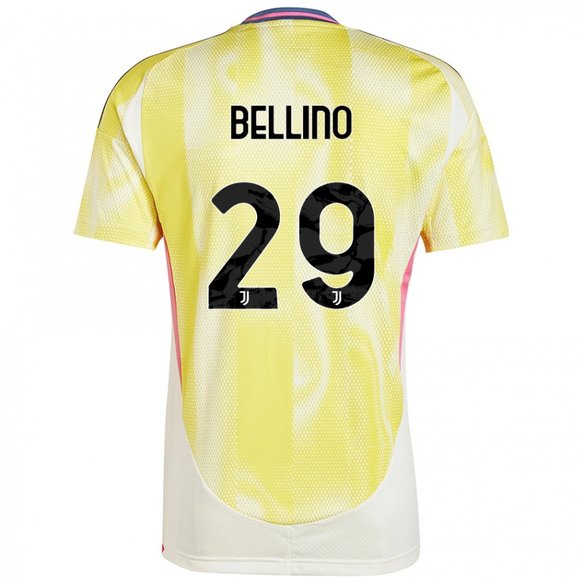 Niño Camiseta Filippo Bellino #29 Amarillo Solar 2ª Equipación 2024/25 La Camisa Perú