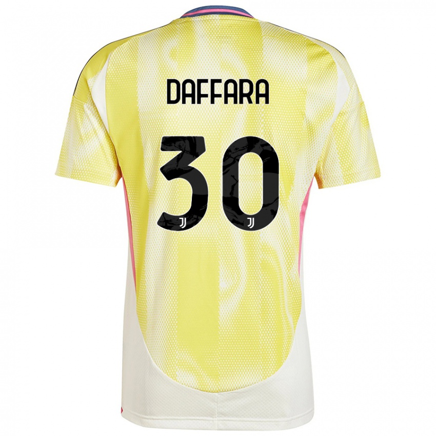 Niño Camiseta Giovanni Daffara #30 Amarillo Solar 2ª Equipación 2024/25 La Camisa Perú