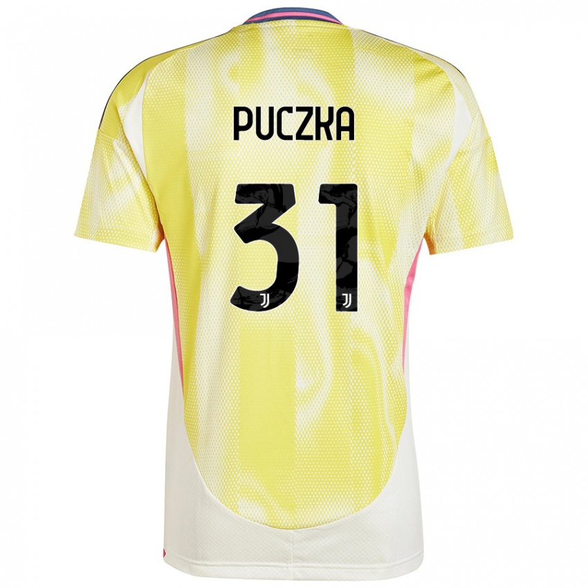 Niño Camiseta David Puczka #31 Amarillo Solar 2ª Equipación 2024/25 La Camisa Perú