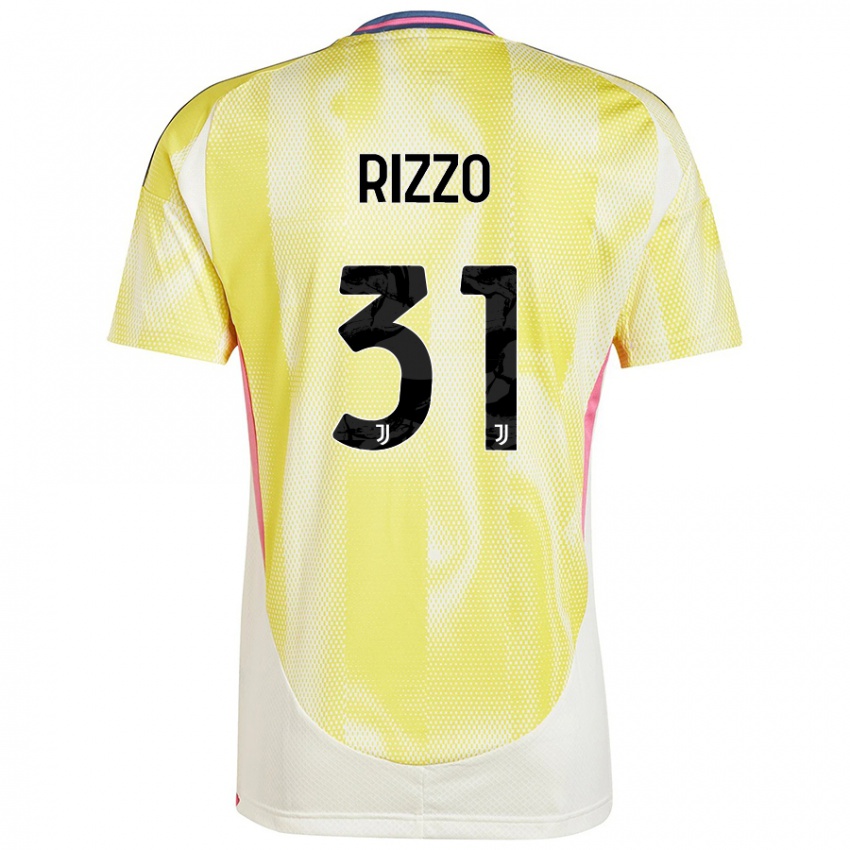 Niño Camiseta Niccolò Rizzo #31 Amarillo Solar 2ª Equipación 2024/25 La Camisa Perú