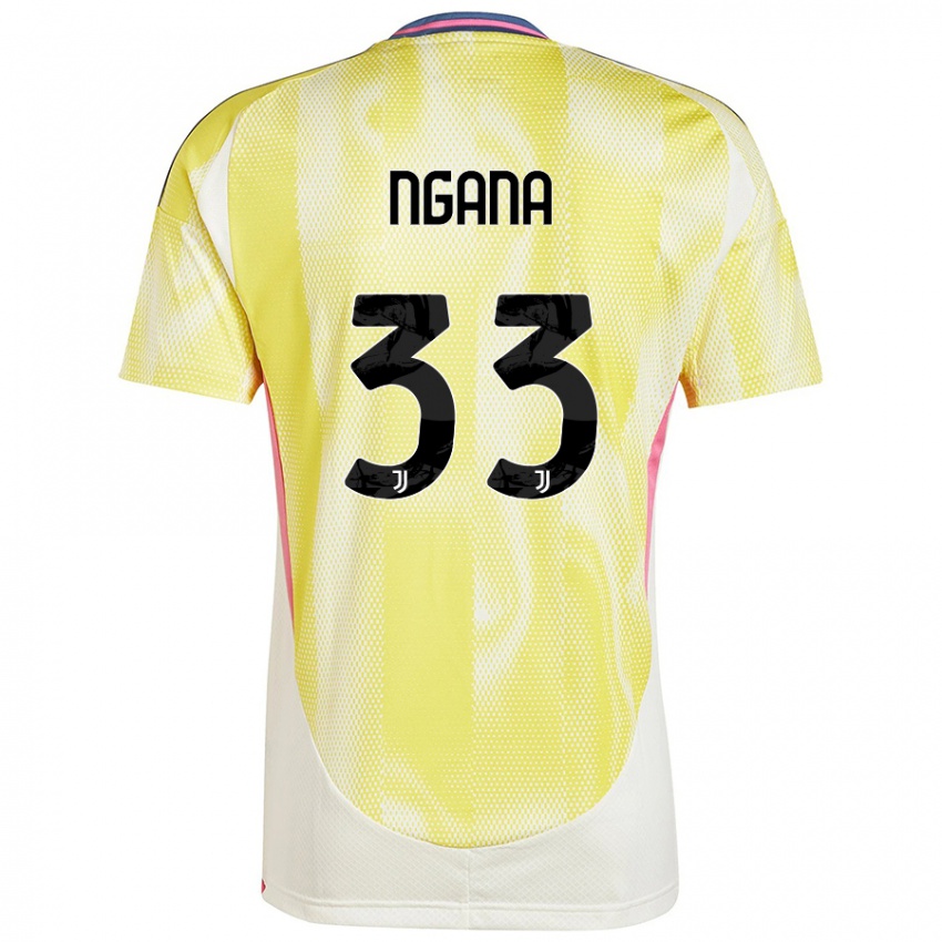 Niño Camiseta Valdes Ngana #33 Amarillo Solar 2ª Equipación 2024/25 La Camisa Perú