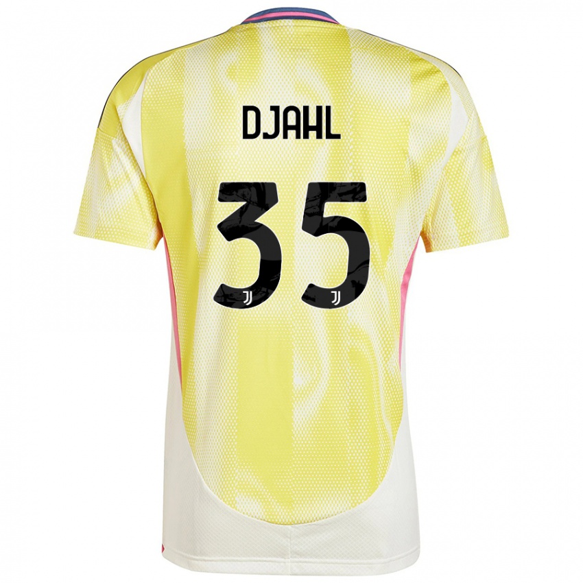 Niño Camiseta Rayan Djahl #35 Amarillo Solar 2ª Equipación 2024/25 La Camisa Perú