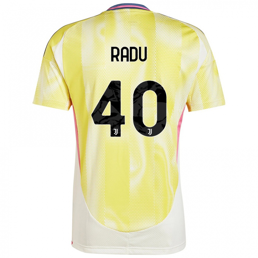 Niño Camiseta Riccardo Radu #40 Amarillo Solar 2ª Equipación 2024/25 La Camisa Perú