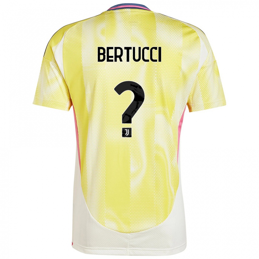 Niño Camiseta Sofia Bertucci #0 Amarillo Solar 2ª Equipación 2024/25 La Camisa Perú