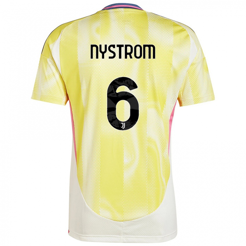 Niño Camiseta Paulina Nyström #6 Amarillo Solar 2ª Equipación 2024/25 La Camisa Perú