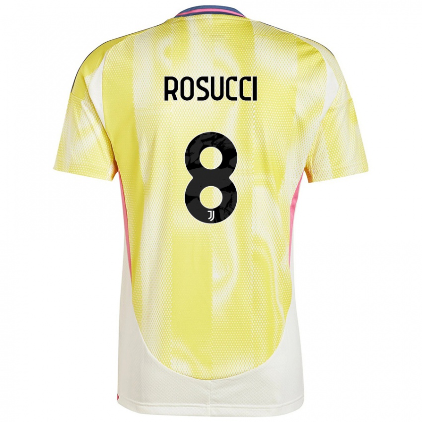 Niño Camiseta Martina Rosucci #8 Amarillo Solar 2ª Equipación 2024/25 La Camisa Perú