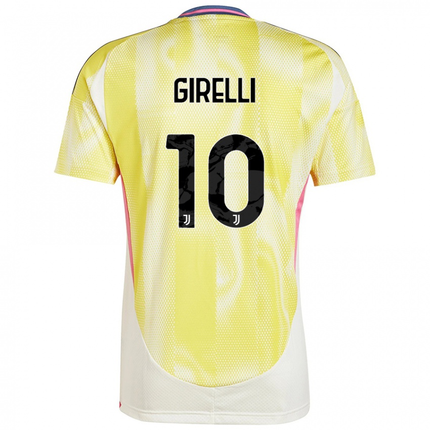 Niño Camiseta Cristiana Girelli #10 Amarillo Solar 2ª Equipación 2024/25 La Camisa Perú