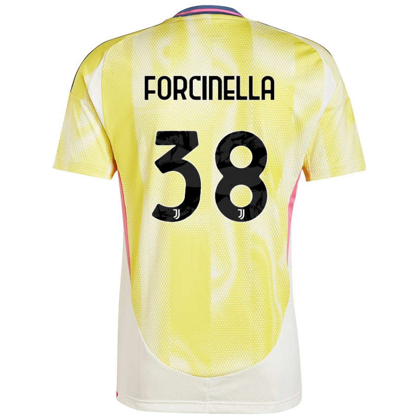 Niño Camiseta Camilla Forcinella #38 Amarillo Solar 2ª Equipación 2024/25 La Camisa Perú