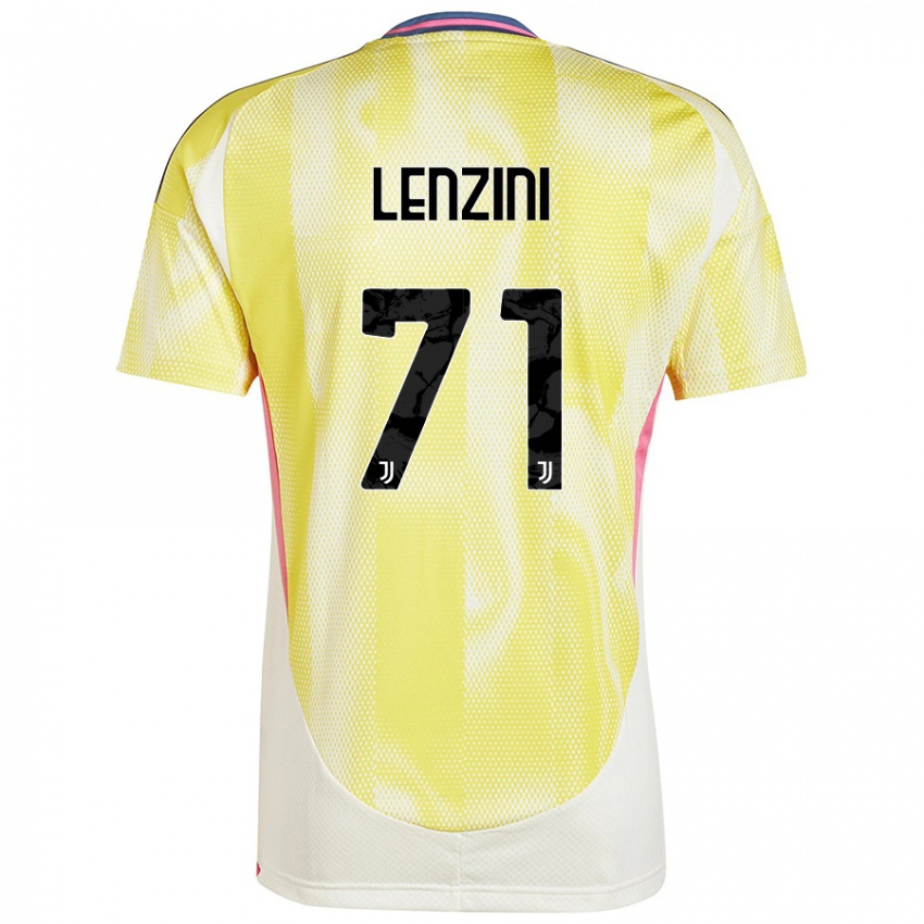 Niño Camiseta Martina Lenzini #71 Amarillo Solar 2ª Equipación 2024/25 La Camisa Perú